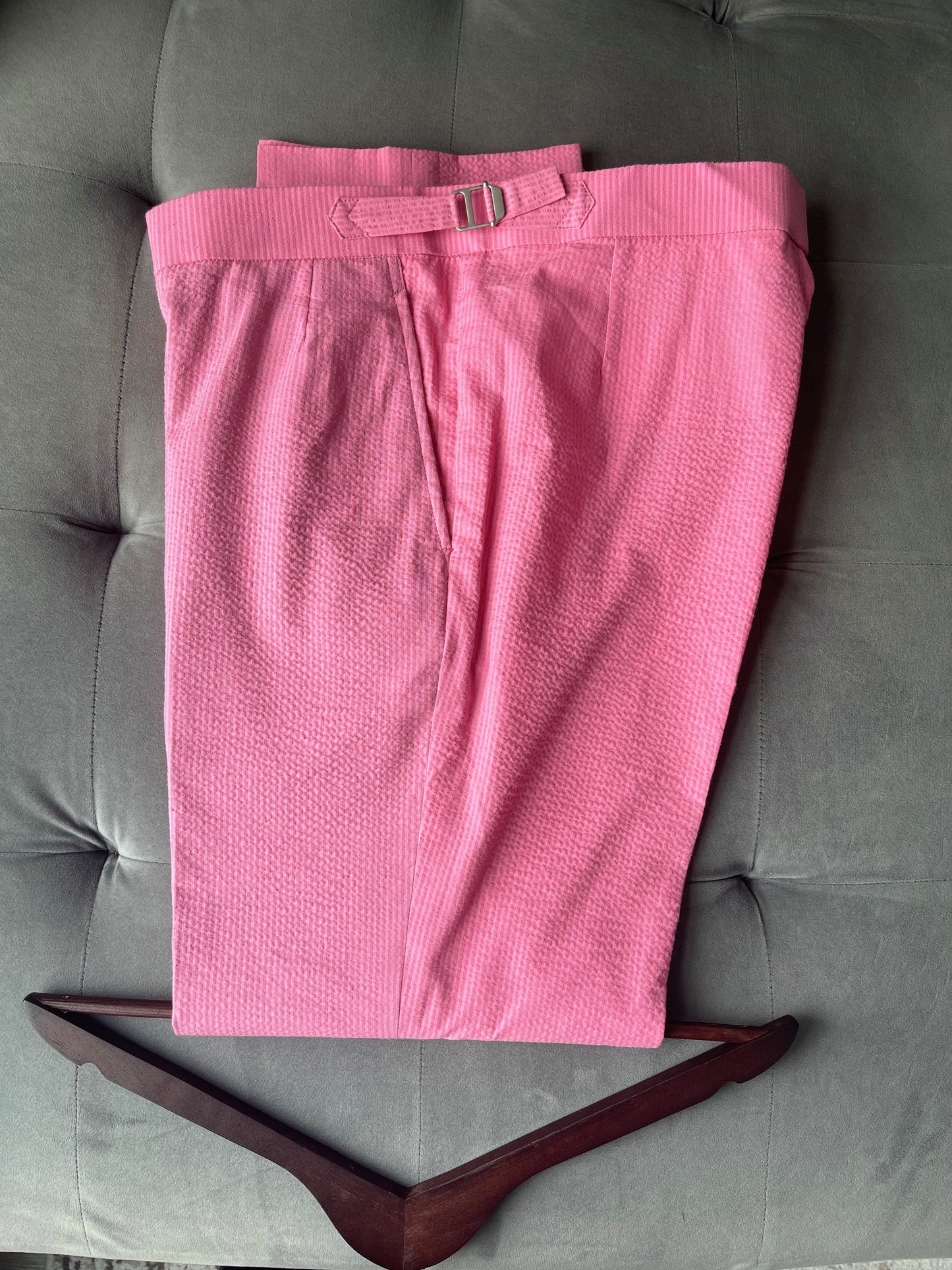 Mauve Seersucker Suit